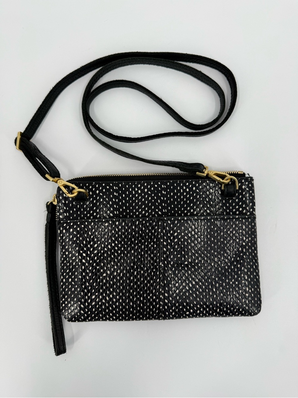 Hammitt Los Angeles Small Nash Leather Crossbody Wristlet Clutch - Picture 8 of 12